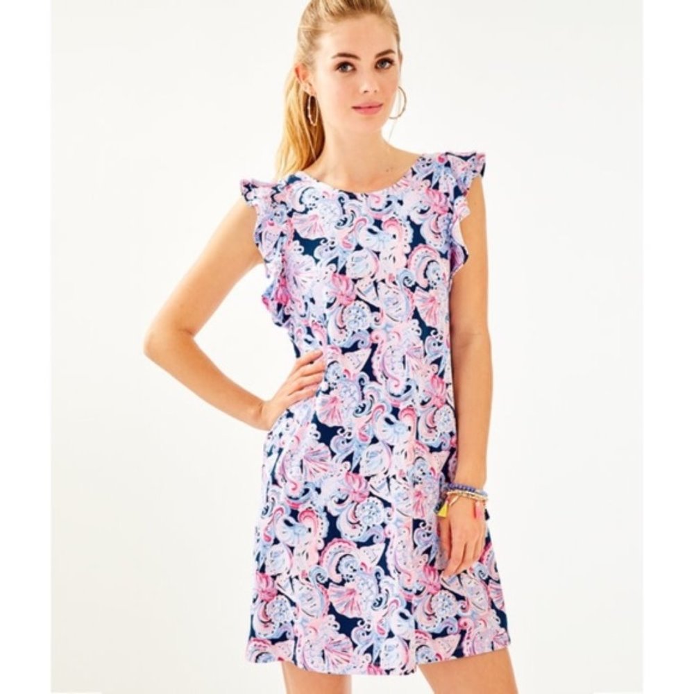 Lilly Pulitzer NWT Size S Dani Dress High Tide